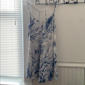 Blue tank dress